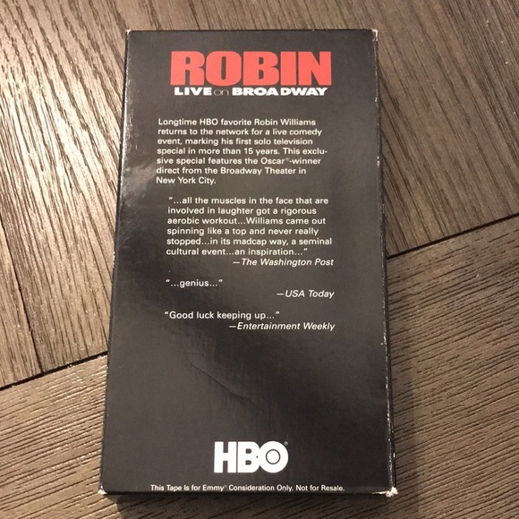 Robin Williams Live on Broadway RARE For your consideration VHS fans must see - Picture 3 of 8